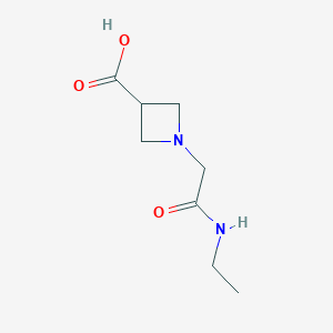 molecular formula C8H14N2O3 B1532852 1-[(Ethylcarbamoyl)methyl]azetidine-3-carboxylic acid CAS No. 1340044-10-1
