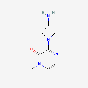 3-(3-aminoazetidin-1-yl)-1-methylpyrazin-2(1H)-one