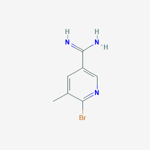 6-Bromo-5-methylnicotinimidamide