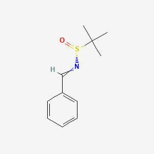 molecular formula C11H15NOS B1532863 (R,E)-N-苄叉-2-甲基丙烷-2-亚磺酰胺 CAS No. 186249-76-3