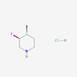 trans-3-Fluoro-4-methylpiperidine hydrochloride