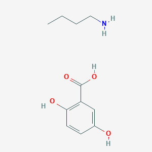 molecular formula C11H17NO4 B1532875 2,5-Dihydroxybenzoic acid butylamine salt CAS No. 666174-80-7