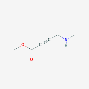 molecular formula C6H9NO2 B15328800 Methyl 4-(methylamino)but-2-ynoate 