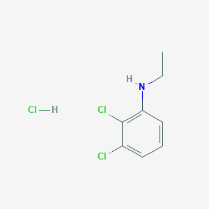 molecular formula C8H10Cl3N B1532882 2,3-dichloro-N-ethylaniline hydrochloride CAS No. 1797123-21-7