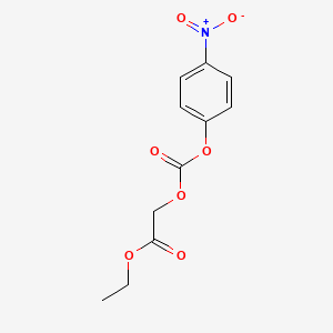 molecular formula C11H11NO7 B1532884 2-((4-硝基苯氧基)羰基氧基)乙酸乙酯 CAS No. 236418-39-6