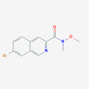 7-Bromo-N-methoxy-N-methylisoquinoline-3-carboxamide