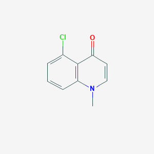 molecular formula C10H8ClNO B15328868 5-Chloro-1-methylquinolin-4(1H)-one 