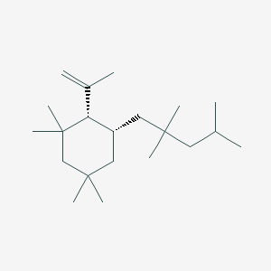 cis-1,1,5,5-Tetramethyl-2-(prop-1-en-2-yl)-3-(2,2,4-trimethylpentyl)cyclohexane