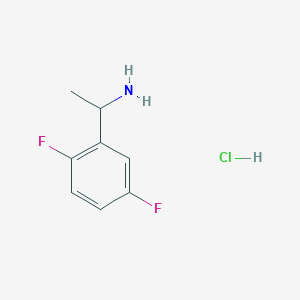 molecular formula C8H10ClF2N B15328984 1-(2,5-Difluorophenyl)ethan-1-amine hydrochloride CAS No. 1191908-45-8