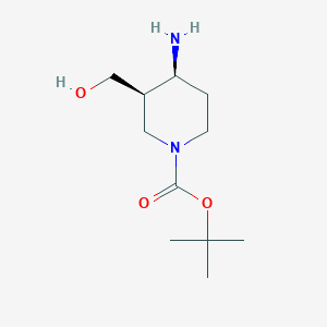 cis-1-Boc-4-amino-3-piperidinemethanol