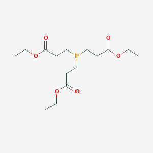 molecular formula C15H27O6P B15329134 Triethyl 3,3',3''-phosphanetriyltripropionate 