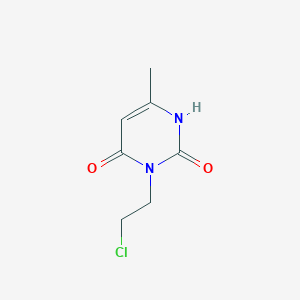 3-(2-chloroethyl)-6-methylpyrimidine-2,4(1H,3H)-dione