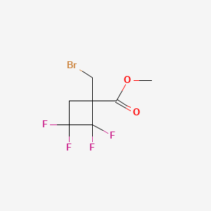 Methyl1-(bromomethyl)-2,2,3,3-tetrafluorocyclobutane-1-carboxylate