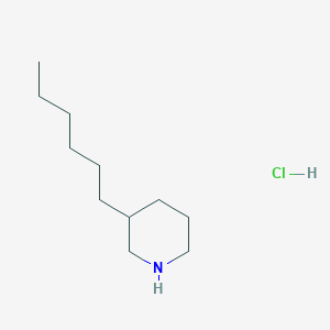 3-Hexylpiperidine hydrochloride