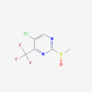 5-Chloro-2-(methylsulfinyl)-4-(trifluoromethyl)pyrimidine