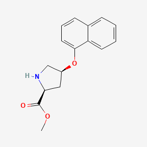 Methyl (2S,4S)-4-(1-naphthyloxy)-2-pyrrolidinecarboxylate