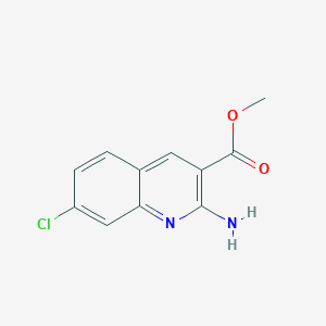 Methyl 2-amino-7-chloroquinoline-3-carboxylate