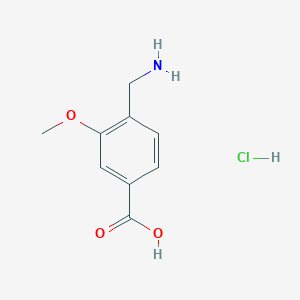 4-(Aminomethyl)-3-methoxybenzoic acid hydrochloride