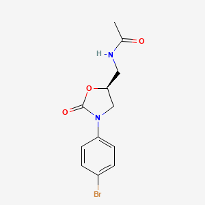 (S)-N-((3-(4-Bromophenyl)-2-oxooxazolidin-5-yl)methyl)acetamide