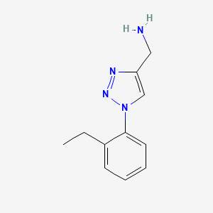 [1-(2-ethylphenyl)-1H-1,2,3-triazol-4-yl]methanamine