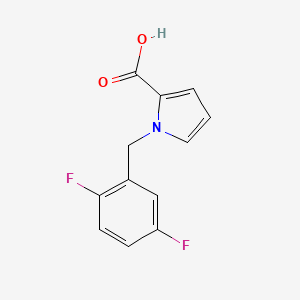 1-[(2,5-difluorophenyl)methyl]-1H-pyrrole-2-carboxylic acid