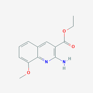 Ethyl 2-amino-8-methoxyquinoline-3-carboxylate