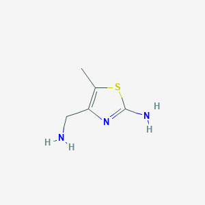 4-(Aminomethyl)-5-methylthiazol-2-amine