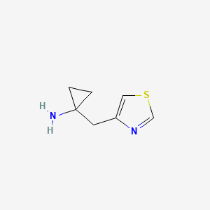 1-(Thiazol-4-ylmethyl)cyclopropan-1-amine