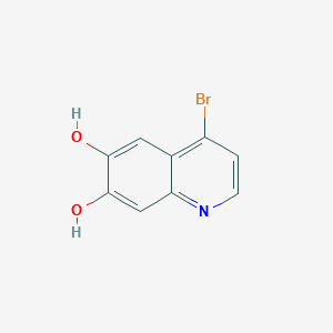 4-Bromoquinoline-6,7-diol