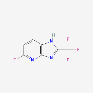 5-Fluoro-2-(trifluoromethyl)-1H-imidazo[4,5-b]pyridine