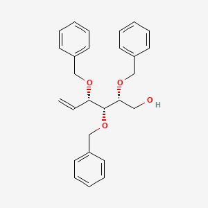 (2R,3R,4S)-2,3,4-Tris(benzyloxy)hex-5-en-1-ol