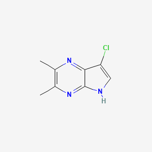 7-Chloro-2,3-dimethyl-5H-pyrrolo[2,3-b]pyrazine