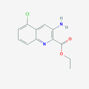 Ethyl 3-amino-5-chloroquinoline-2-carboxylate