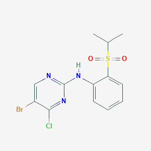 5-Bromo-4-chloro-N-(2-(isopropylsulfonyl)phenyl)pyrimidin-2-amine