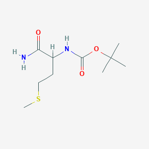 tert-butyl N-[(2R)-1-amino-4-methylsulfanyl-1-oxobutan-2-yl]carbamate