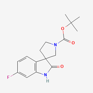 tert-Butyl 6-fluoro-2-oxospiro[indoline-3,3'-pyrrolidine]-1'-carboxylate