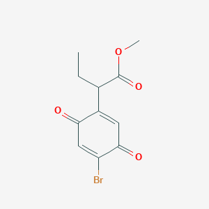 Methyl 2-(4-bromo-3,6-dioxocyclohexa-1,4-dien-1-yl)butanoate