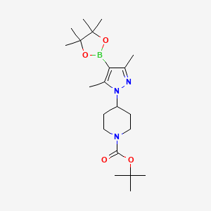 1-(1-Boc-4-piperidyl)-3,5-dimethyl-1H-pyrazole-4-boronic Acid Pinacol Ester