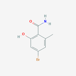 4-Bromo-2-hydroxy-6-methylbenzamide