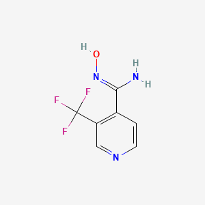 N-Hydroxy-3-(trifluoromethyl)isonicotinimidamide