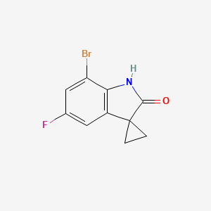 7'-Bromo-5'-fluorospiro[cyclopropane-1,3'-indolin]-2'-one