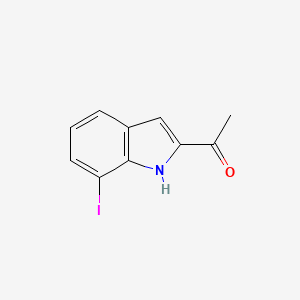 1-(7-Iodo-1H-indol-2-yl)ethanone