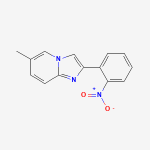 6-Methyl-2-(2-nitrophenyl)imidazo[1,2-a]pyridine