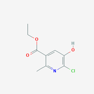 Ethyl 6-chloro-5-hydroxy-2-methylnicotinate