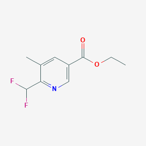 Ethyl 6-(difluoromethyl)-5-methylnicotinate