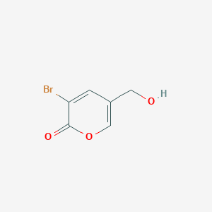 3-Bromo-5-(hydroxymethyl)-2H-pyran-2-one