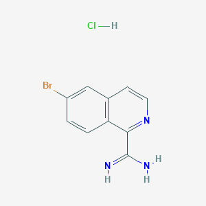 6-Bromoisoquinoline-1-carboximidamide hydrochloride