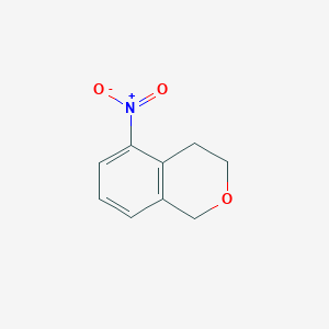 molecular formula C9H9NO3 B15330883 5-Nitroisochroman 