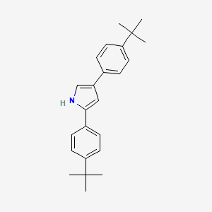 molecular formula C24H29N B15330898 2,4-Bis[4-(tert-butyl)phenyl]-1H-pyrrole 