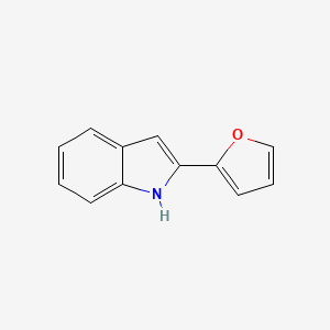 1H-Indole, 2-(2-furanyl)-